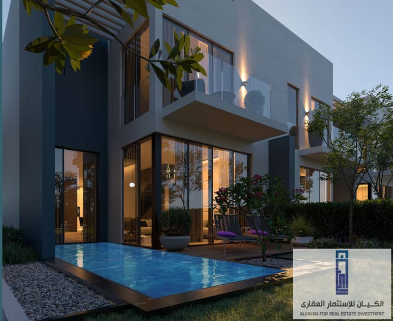 The lowest price for a villa with the lowest down payment over 10 years behind Mall of Arabia in Rio Sheikh Zayed Compound 0