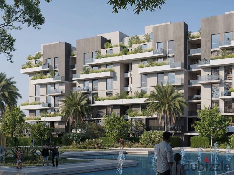 In installments over 10 years, own your apartment in a prime location in the most upscale compounds in the Fifth Settlement, Telal East Compound, next 0