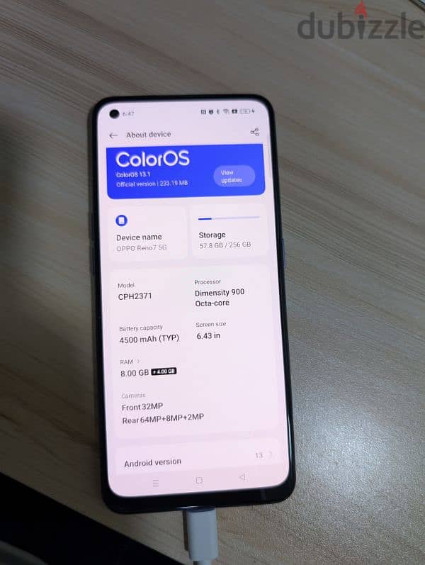 OPPO Reno 7 5g 256GB 0