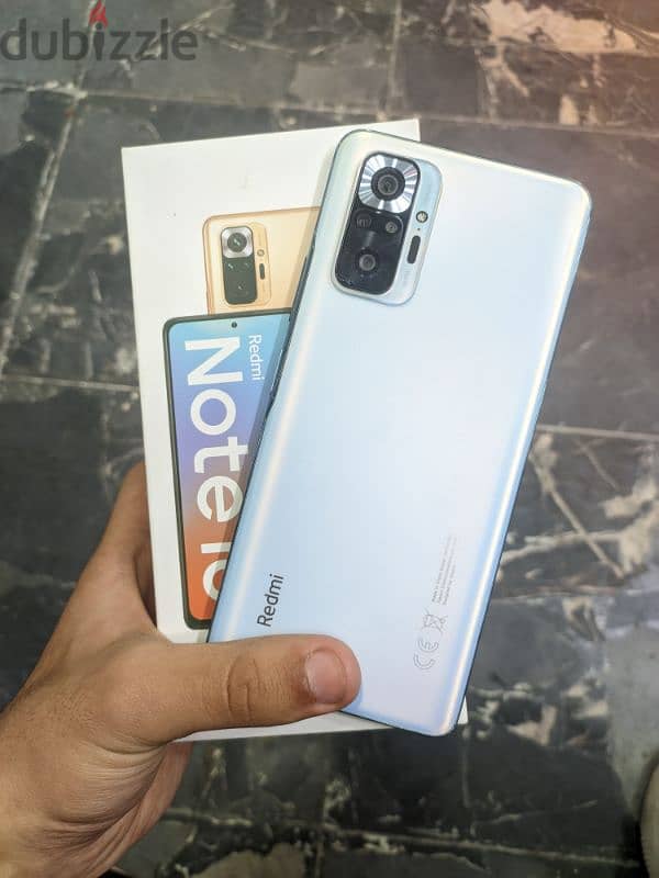 redmi note 10 pro 128/6 بعلبته و شاحنه بضمان المحل 1