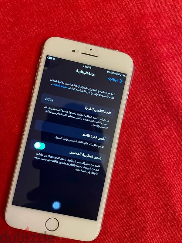 ايفون ٨ بلص ٦٤ جيجا بطاريه ٨٥ لون ابيض مميز جدا مشاء الله عليه 6