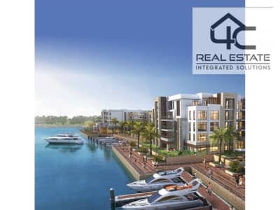 Chalet Studio for sale 73 m in compound Marassi North Coast special view on lagoon with installment  under market price