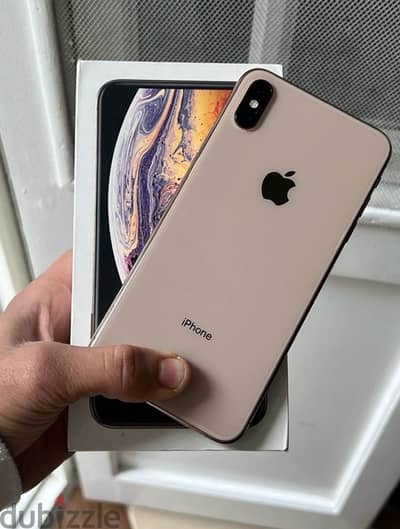 iPhone xs max خطين فعليين ب العلبه