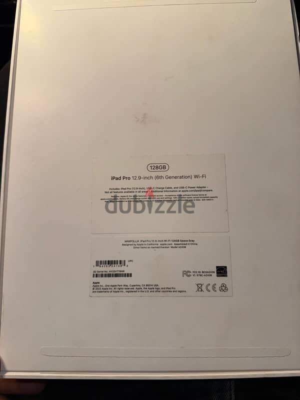 Appe iPad Pro 12.9 M2 128GB Wifi Only New 3