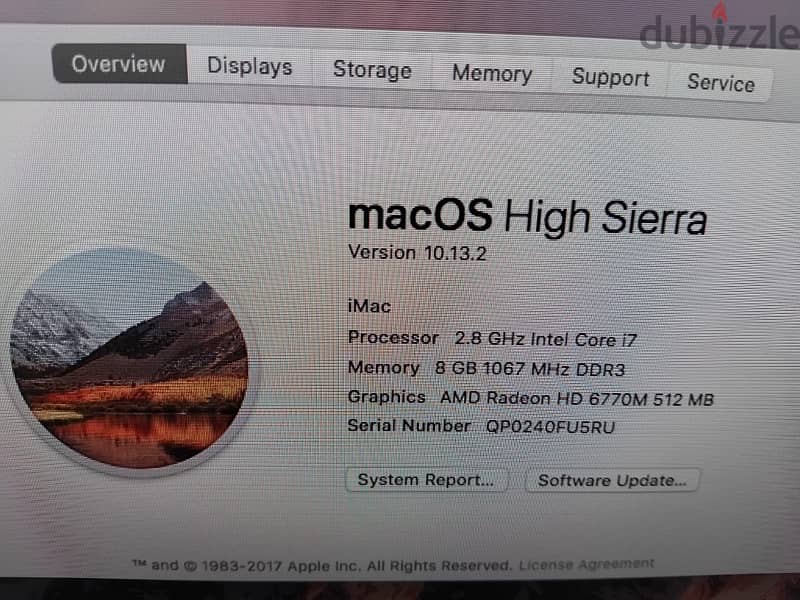 apple I Mac 27 inche core i7 5