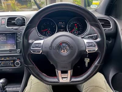 VW GTI steering wheel