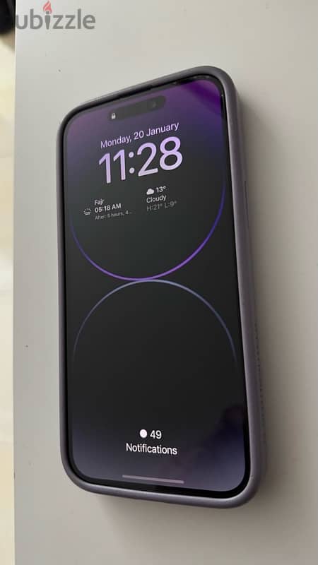 iphone 14 pro max 1t purple battery 90% ايفون ١٤ بروماكس ١ تيرا 0