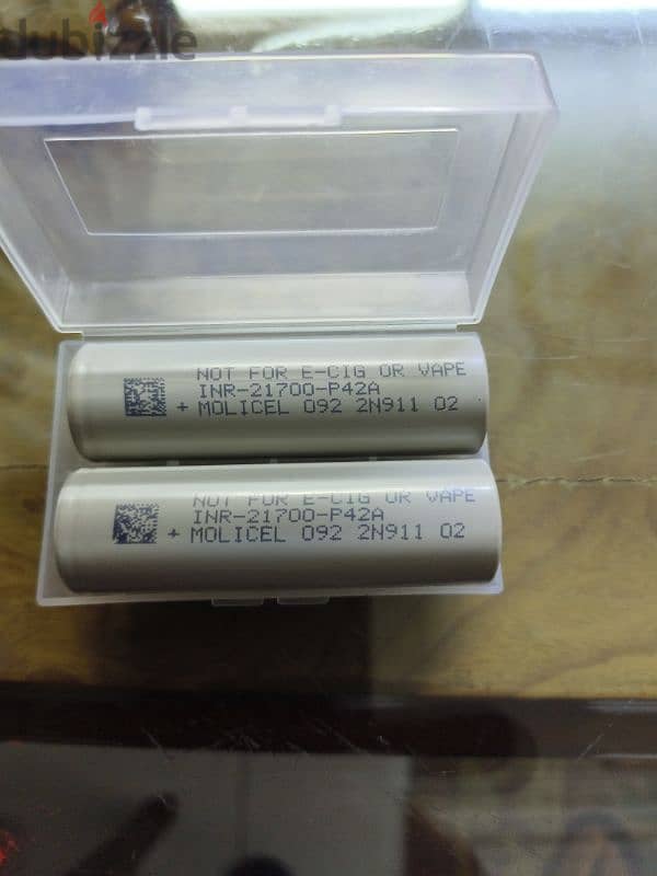 2batteries molicel 21700 original  like new from kuwait  vape mtl&dl 2