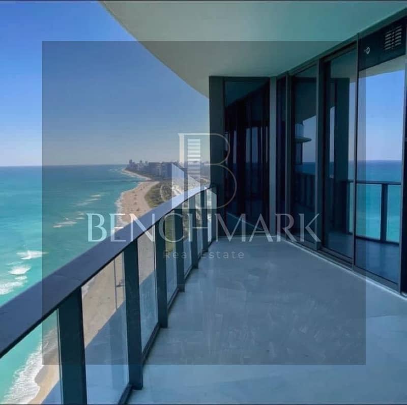 Apartment 217m fully finished for sale in Alamein Towers North Coast delivery soon double view of the sea and lagoon installments over 10 years 0