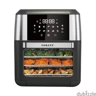 Sokany SK-8029 Digital Fryer 12 Liters - Black