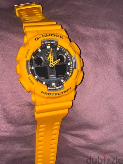 Casio 5081 GA-100A Yellow