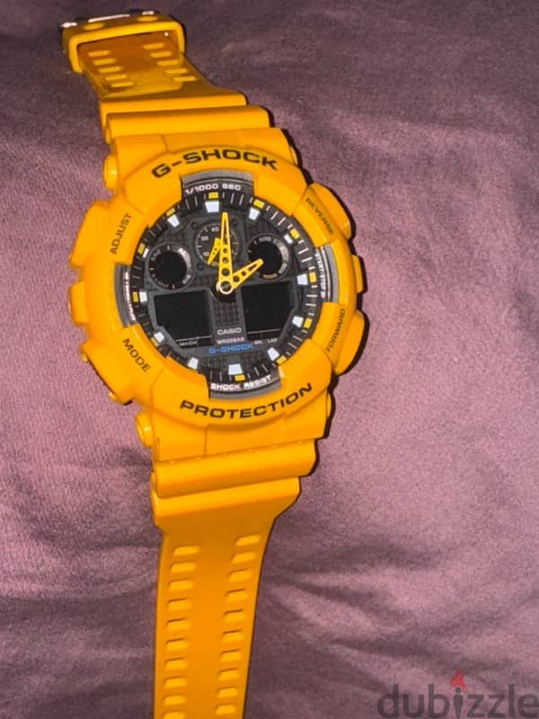 Casio 5081 GA-100A Yellow 0