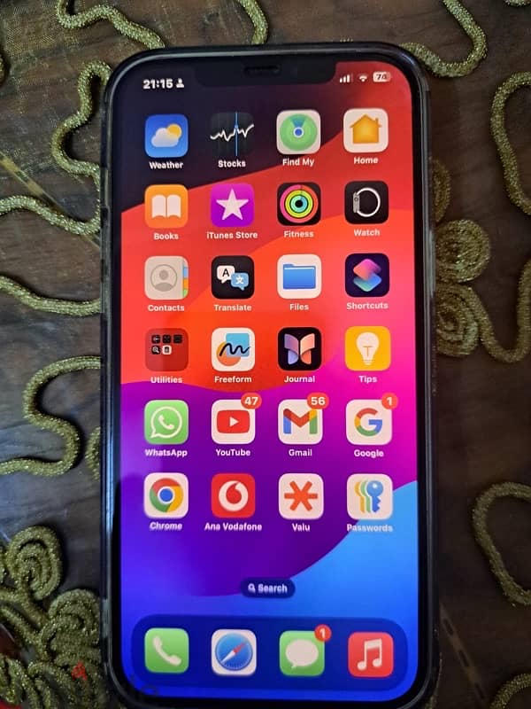 iphone 12 pro max 256 حاله ممتازه 0