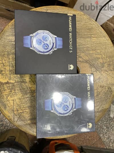 Huawei Watch GT 5 Classic 46M Blue جديدة متبرشمة بضمان الوكيل