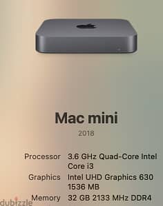 Mac Mini - 32 ram - space grey - MacBook - iPhone - iPad 1