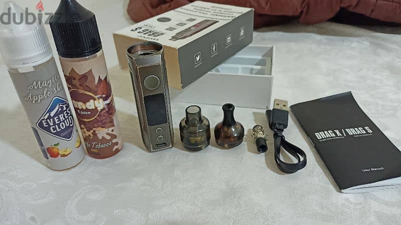 شيشه الكترونيه voopoo drag s 7