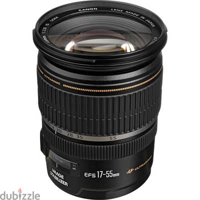 عدسه كانون احترافيه Canon EF-S 17-55mm f/2.8 USM Lens made in japan