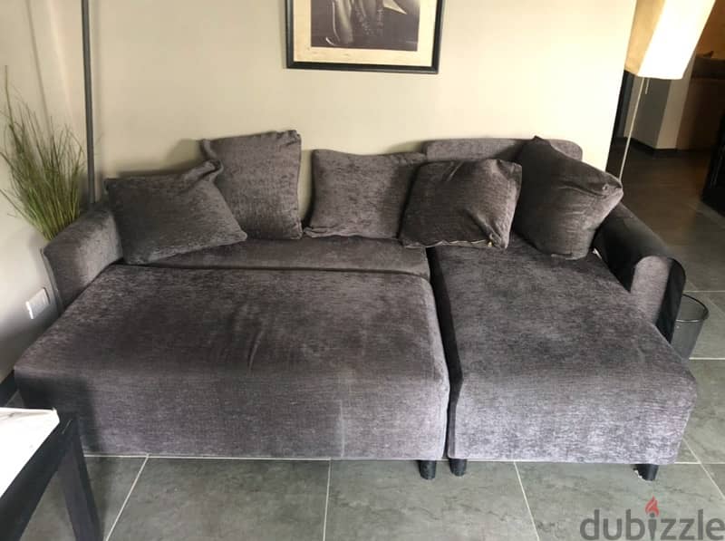 L shape sofa bed from ikea 1