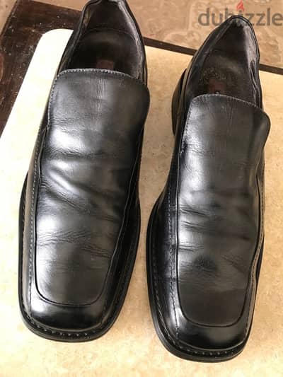 حذاء براند ماركة ( FLORSHEIM ) العالمية ، جلد طبيعى ، مقاس ٤٥