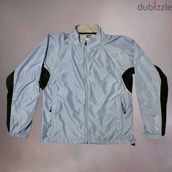 The North Face Jacket Women's Windbreaker Blue Polyester w/Pockets 0