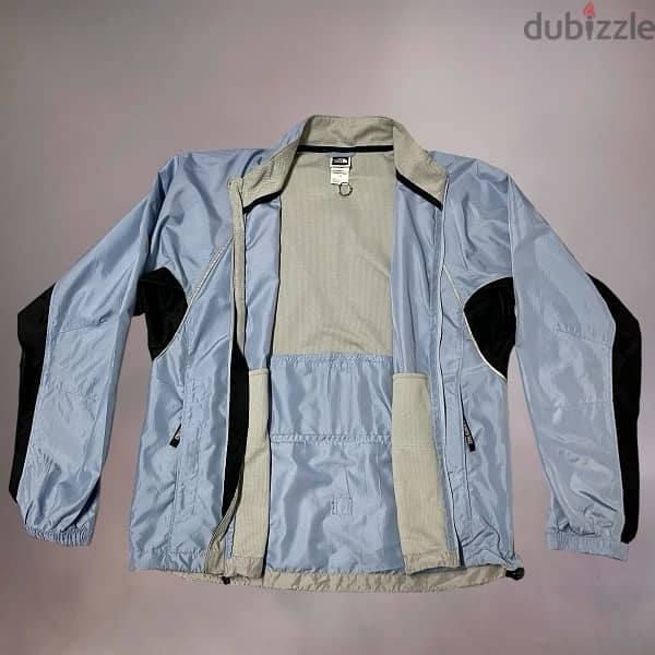 The North Face Jacket Women's Windbreaker Blue Polyester w/Pockets 1