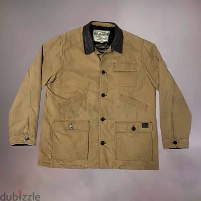 Vintage Malboro Classics (MCS) Leather Collar Jacket