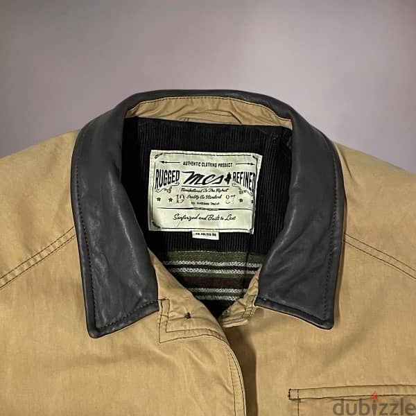 Vintage Malboro Classics (MCS) Leather Collar Jacket 3