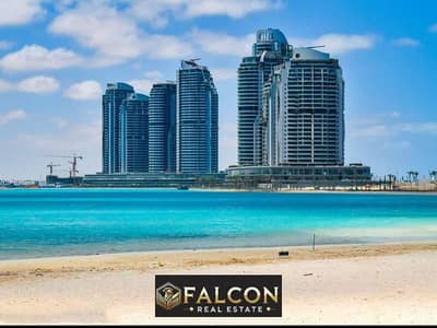 own fully finished apartment + ACs with panoramic sea view in New Alamein Towers - North Coast | New Alamein Towers - North Coast