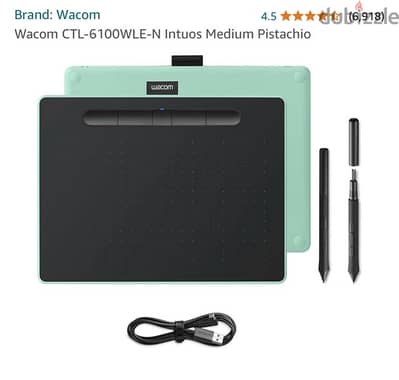 Wacom medium pistachio