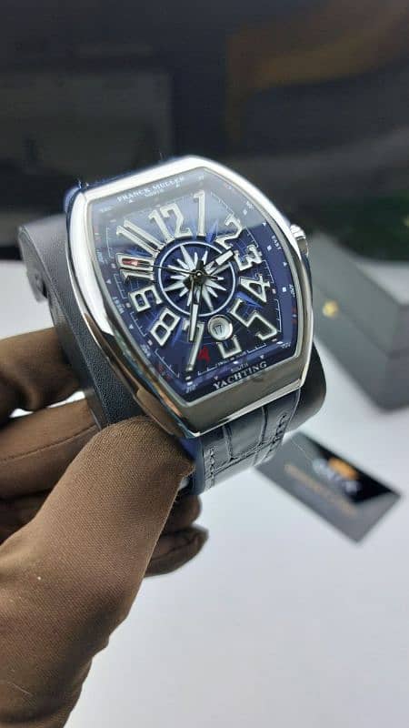 Franck Muller Vanguard Yachting 45mm Blue, Swiss Movement 1