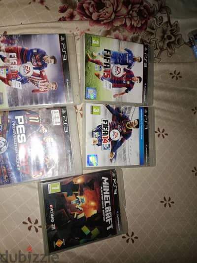 ps3 cd (fifa14,15,16,pes17, Minecraft verified version