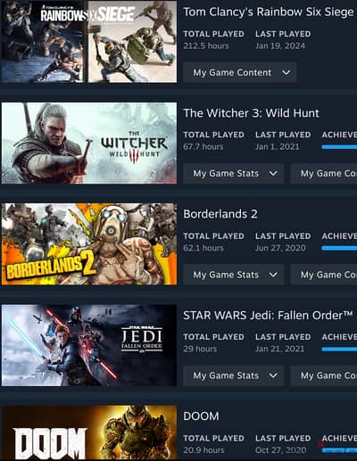 Steam account