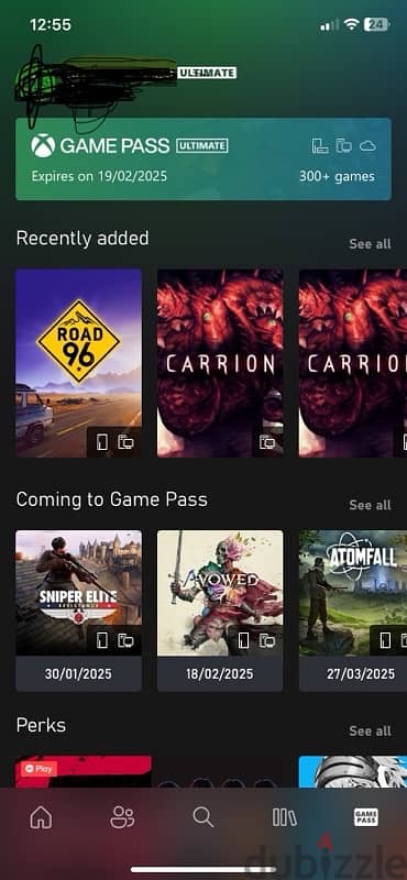 Xbox game pass sign account 1 month