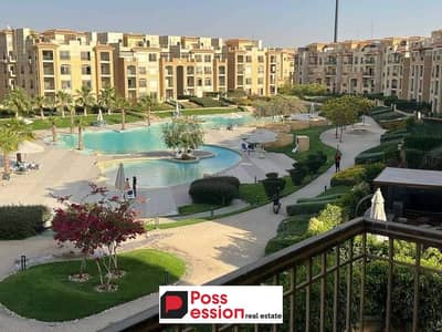 3 bedroom apartment with landscape view for sale with no down payment and installments over 10 years in Stone Park Compound, New Cairo