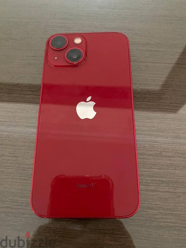 Red iphone 13 mini new condition 3