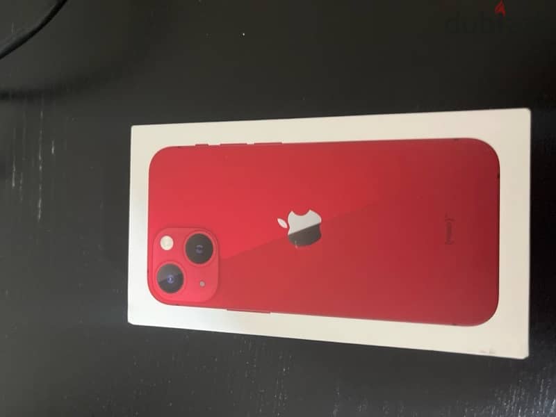 Red iphone 13 mini new condition 4