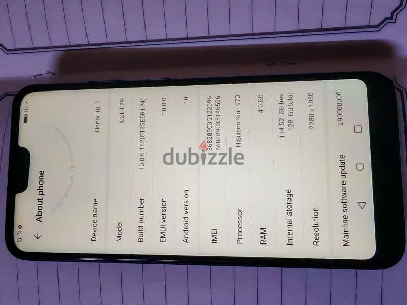 Honor 10 بحالة ممتازة 3