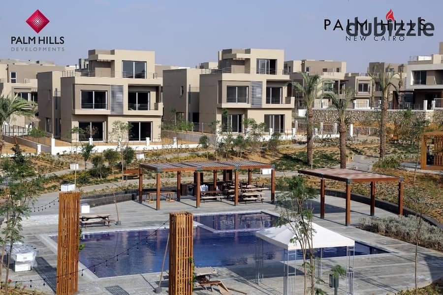 fully finished apartment for sale at palm hills new cairo 0