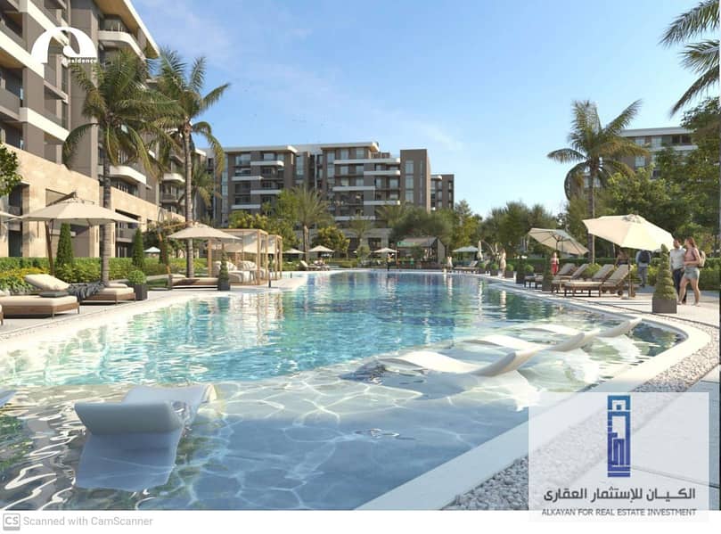 With 10% and the rest over 10 years, own the best apartment with a sea view in R8 - Qamari Compound 0