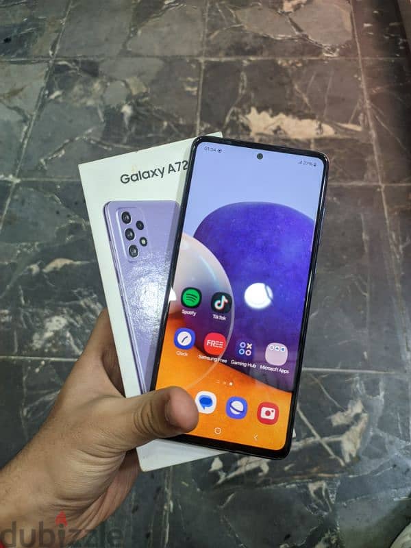 Samsung a72 256/8 بضمان محل بعلبته 2