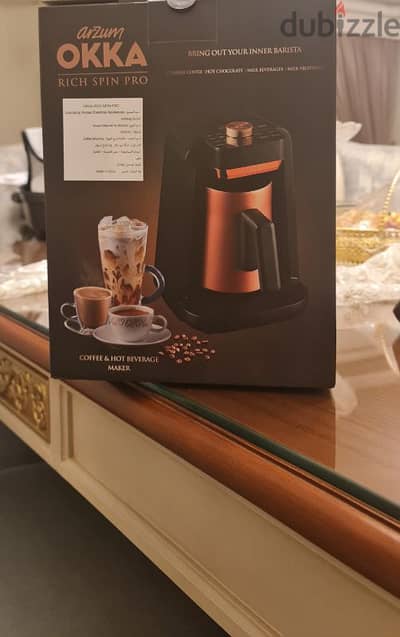 Arzum Okka RICH SPIN PRO COFFEE MACHINE - COPPER ماكينة قهوة تركي