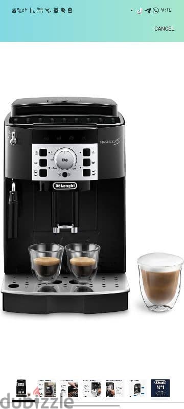 coffee machine delonghi magnifica s