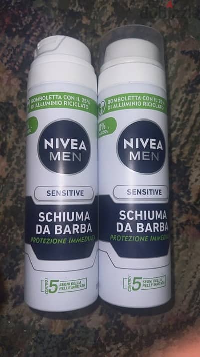 nivea shaving foam cream كريم فوم نيفيا من ايطاليا