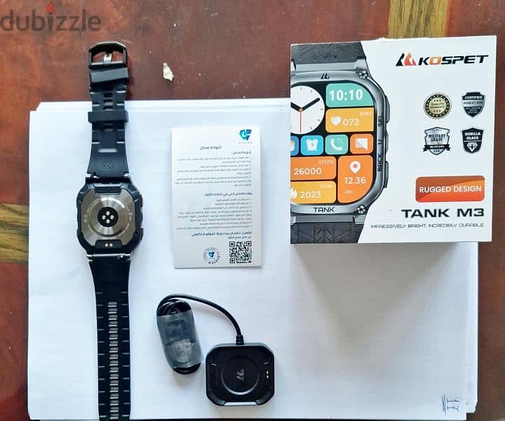 Smart watch Kospet tank m3  , SN  TM324F0003884 2