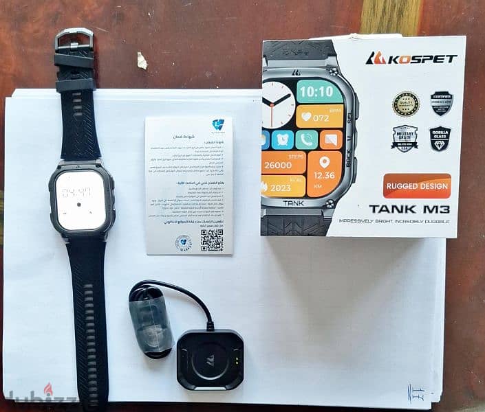 Smart watch Kospet tank m3  , SN  TM324F0003884 4