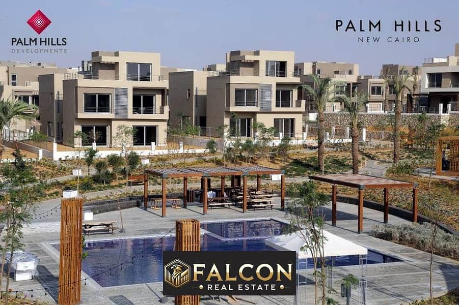 Fully Finished Apartment With installments 10y -Monthly installments starting from 18k- , Compound Palm hills New Cairo 0