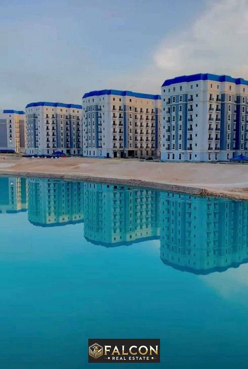 recieve now A fully finished apartment in El Alamein City, next to El Alamein Towers North Coast 0