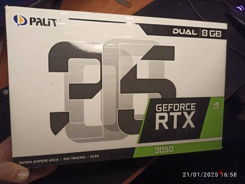 RTX 3050 8GB GDDR6 1