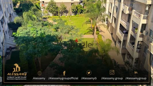 Apartment for sale in Madinaty B10, 140 sqm with a wide garden view and additional central park view. Excellent finishing with air conditioning