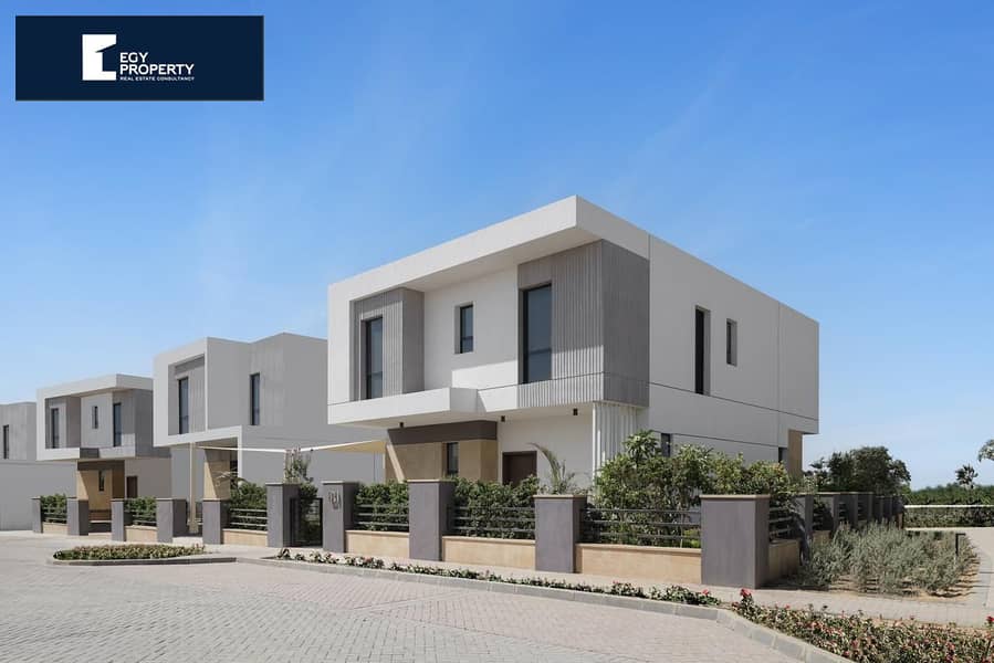 Zed East Compound - 5th Settlement New Cairo Town House Villa For Sale Fully Finished With Garden And Installments Buy Now !! 0